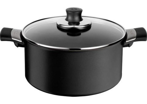 Tefal C6214672 Cam Kapaklı Titanyum 24 cm Derin Tencere