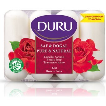 Duru Doğal Gül Katı Sabun 280 gr