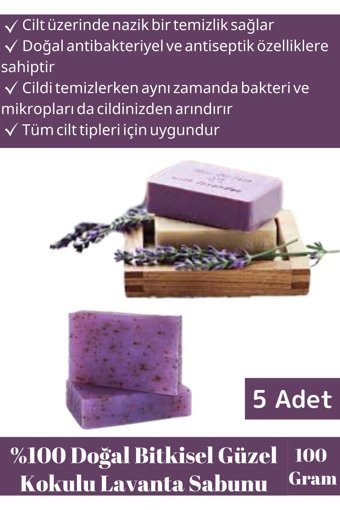 Wintoup Organik Lavanta Katı Sabun 5x100 gr