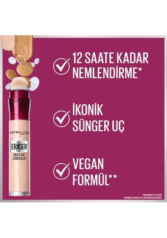 Maybelline Instant Age 121 Light Honey Nemlendiricili Göz Altı ve Yüz Likit Silgi Kapatıcı