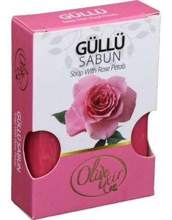 Olive İxir Güllü Katı Sabun 100 gr