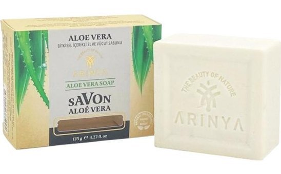 Arinya Bitkisel Aloe Vera Katı Sabun 125 gr