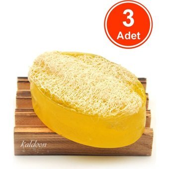 Kaldeon Doğal El Yapımı Kabak Lifli-Limon Çiçeği Katı Sabun 3x120 gr