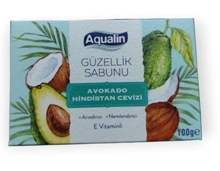 Aqualin Avokado-E Vitaminli-Hindistan Cevizi Katı Sabun 100 gr