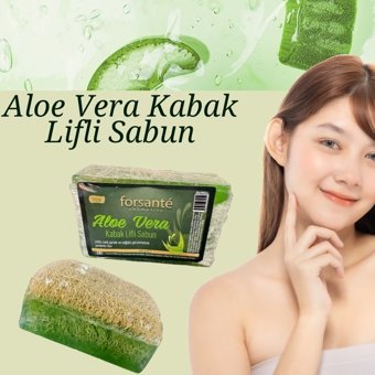 Forsante Aloe Vera-Kabak Lifli Katı Sabun 100 gr