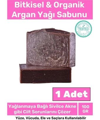 Carlburn Bitkisel Organik Argan Yağı Katı Sabun 100 gr