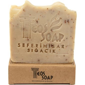 Teos Soap Doğal El Yapımı Kayısı Çekirdeği Katı Sabun 180 gr