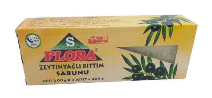 Saber Flora Bıttım-Zeytinyağlı Katı Sabun 400 gr