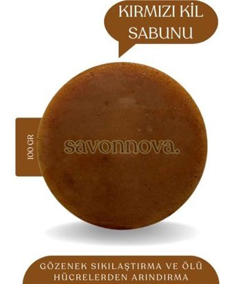 Savonnova Doğal Peeling Etkili Kil Katı Sabun 100 gr