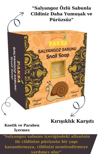 Paksa Akne Karşıtı Salyangoz Özlü Katı Sabun 2x125 gr