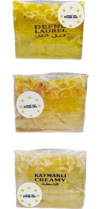 Monsieur Premiere Defne-Kaymak-Limon Katı Sabun 3x130 gr