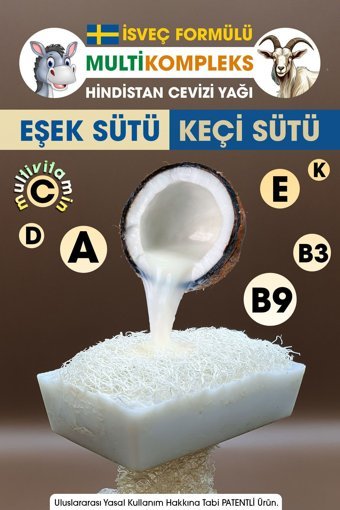 Fantastik Sanat Atölyesi Hindistan Cevizi-Keçi Sütü Katı Sabun 150 gr