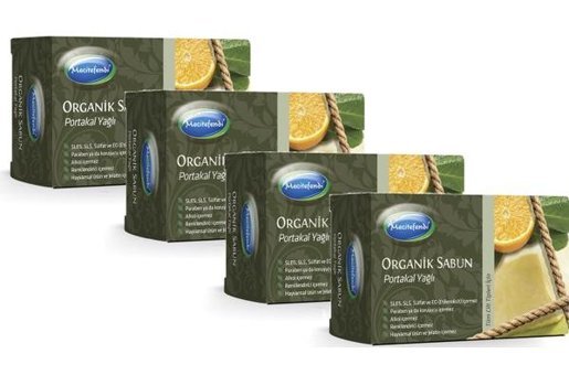 Mecitefendi Organik Portakal Yağlı Katı Sabun 4x125 gr