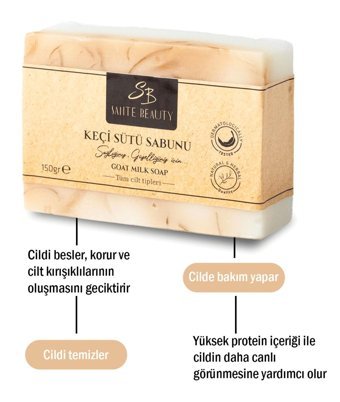 Sante Beauty Doğal Keçi Sütü Katı Sabun 150 gr