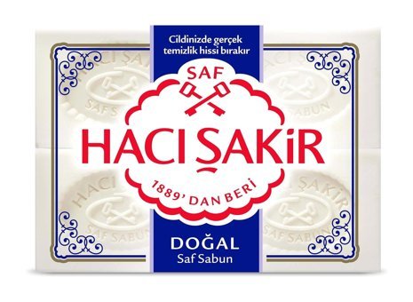 Hacı Şakir Geleneksel Beyaz Katı Sabun Katı Sabun 4x200 gr