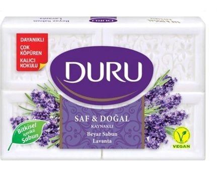 Duru Doğal Beyaz-Lavanta Katı Sabun 4x600 gr