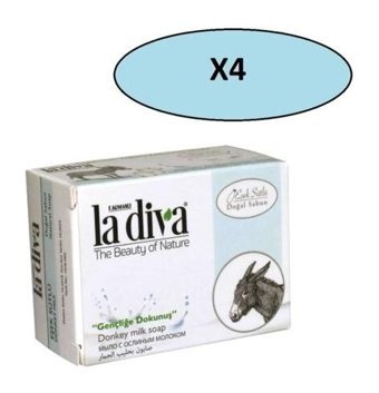 La Diva Doğal Katı Sabun 4x100 gr