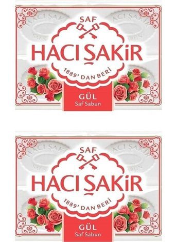 Hacı Şakir Gül Katı Sabun 8x150 gr