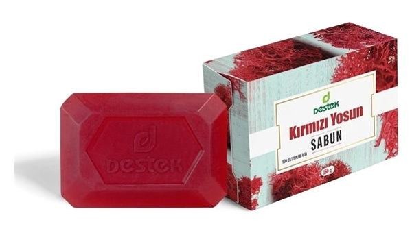 Destek Kırmızı Yosun Katı Sabun 150 gr