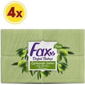 Fax Zeytinyağlı Katı Sabun 4x600 gr