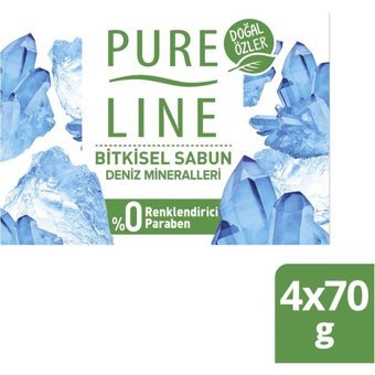 Pure Line Bitkisel Deniz Mineralleri Katı Sabun 280 gr