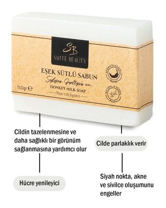 Sante Beauty Doğal Eşek Sütü Katı Sabun 150 gr