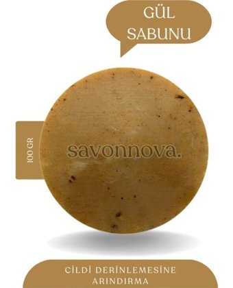 Savonnova Doğal Onarıcı Gül Katı Sabun 100 gr