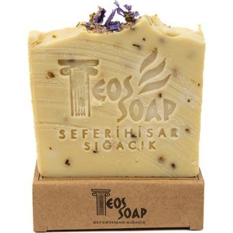 Teos Soap Doğal El Yapımı Lavanta Katı Sabun 185 gr