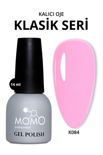 Momo Professional K084 Pembe Parlak Kalıcı Oje