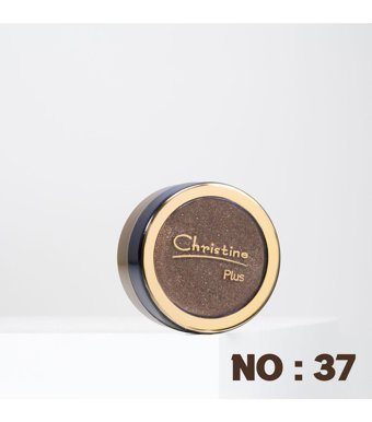 Christine Plus No:37 Toz Simli Işıltılı Tekli Göz Farı Kahverengi