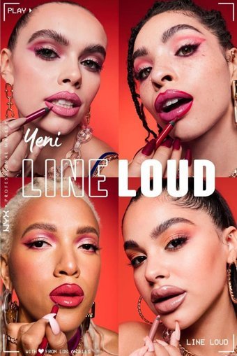 Nyx Professional Makeup Line Loud No:04 Born To Hustle İnce Mat Dudak Kalemi Pembe