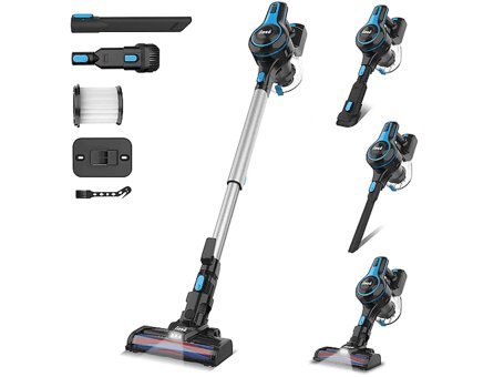 Inse Cordless N5S Kuru 175 W Kablosuz Şarjlı Dikey Süpürge Mavi