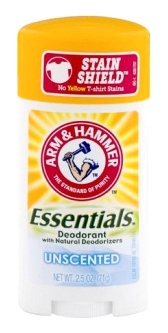 Arm & Hammer Essentials Unscented Stick Unisex Deodorant 75 ml