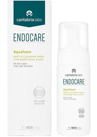 Endocare Aquafoam Alkolsüz Tüm Ciltler Su Bazlı Yüz Temizleme Köpüğü 125 ml