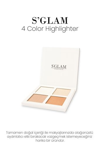 S'glam 4 Color Toz Palet Higlighter