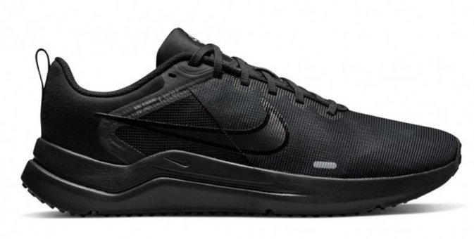 Nike Downshifter 12 DD9293-002 Bağcıklı Erkek Koşu Ayakkabısı Siyah