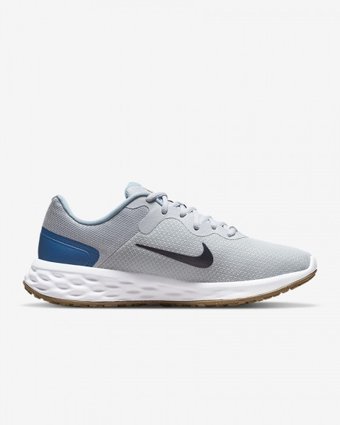 Nike Revolution 6 Next Nature DC3728-009 Bağcıklı Erkek Koşu Ayakkabısı Gri