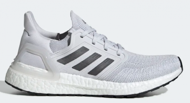 Adidas Ultraboost 20 EE4394 Ortopedik Bağcıklı Kayık Taban Kadın Koşu Ayakkabısı Gri