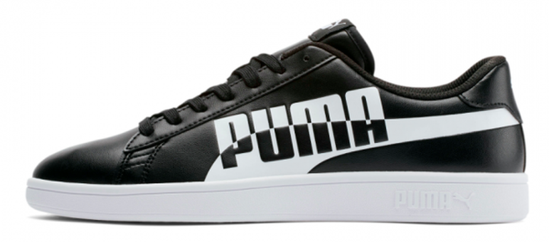 Puma Smash V2 Max 371135-04 Ortopedik Bağcıklı Unisex Günlük Ayakkabı Siyah