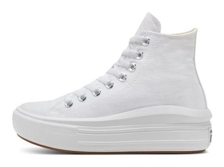 Converse Chuck Taylor All Star Move 568498C.102 Ortopedik Bağcıklı Kadın Günlük Ayakkabı Beyaz