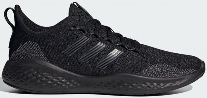 Adidas Fluidflow 2.0 FZ1985 Ortopedik Bağcıklı Erkek Koşu Ayakkabısı Siyah