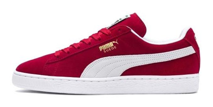 Puma Suede Classic 352634-05 Bağcıklı Erkek Günlük Ayakkabı Kırmızı