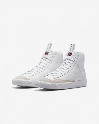 Nike Blazer Mid '77 SE D DH8640-102 Bağcıklı Erkek Çocuk Günlük Ayakkabı Beyaz