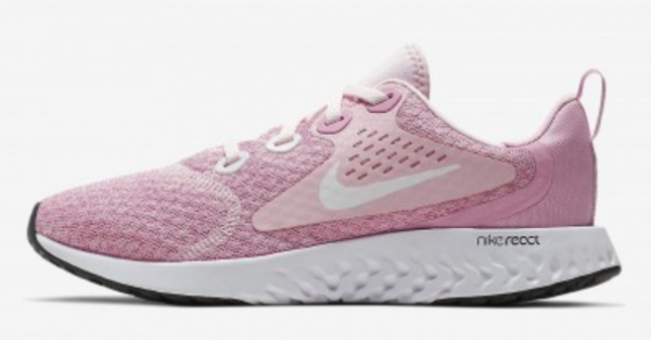 Nike Legend React AH9437-601 Ortopedik Bağcıklı Kız Çocuk Koşu Ayakkabısı Pembe