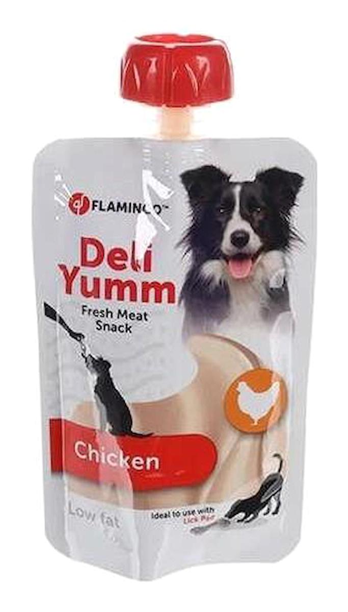 Flamingo Deli Yumm Tavuklu Ezme Yetişkin Köpek Maması 90 gr Tekli