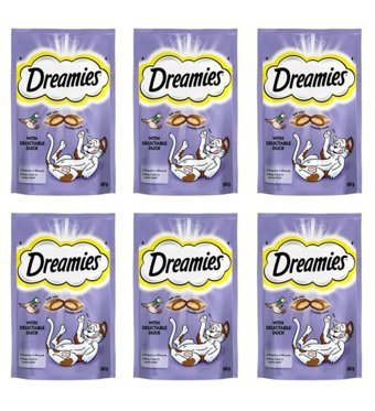 Dreamies Ördekli Tahılsız Yetişkin Kedi Maması 6x60 gr