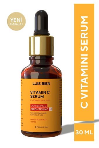 Luis Bien Cilt Aydınlatıcı C Vitamini C Vitaminli Canlandırıcı Jel Yüz Serumu 30 ml