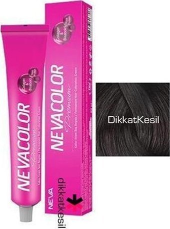 Nevacolor Premium 4.35 Karamel Kahve Krem Saç Boyası 50 Ml