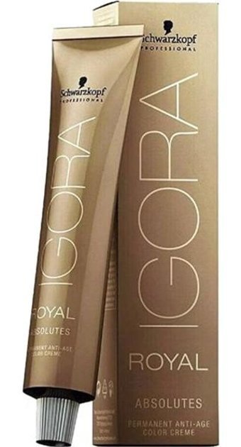 Schwarzkopf Igora Royal Absolutes 7.140 Kumral Kül Bej Krem Saç Boyası 60 ml