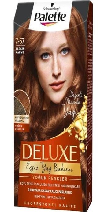 Schwarzkopf Palette Deluxe 7.57 Tarçın Kahve Krem Saç Boyası 50 ml